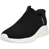 Skechers Men’s Ultra Flex 3.0 Smooth Step Hands Free Slip-In Shoes(Black/Black)