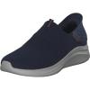 Skechers Men’s Ultra Flex 3.0 Smooth Step Hands Free Slip-In Shoes(Navy)