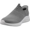 Skechers Men’s Ultra Flex 3.0 Smooth Step Hands Free Slip-In Shoes(Taupe)