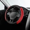 Skechers Steering Wheel Cover,Memory Foam Car Steering Wheel Cover,14.5-15inch Anti-Slip Safety Comfortable Desgin, Universal Accessory for Diverse Cars, Truck,SUV (Black & Red)(Red)