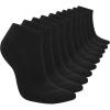 Skechers Women’s 10 Pack Cushioned Low Cut Socks(Black)