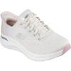 Skechers Women’s Arch Fit 2.0 Easy Chic Hands Free Slip-ins Sneaker(Natural)