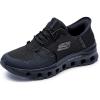 Skechers Women’s Glide Step Pro Hands Free Slip Ins Sneaker(Bbk=black/Black)