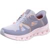 Skechers Women’s Glide Step Pro Hands Free Slip Ins Sneaker(Gyor=gray/Orange)