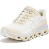 Skechers Women’s Glide Step Sole Hands Free Slip-ins Sneaker(Ntpr=natural/Purple)