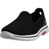 Skechers Women’s Go Walk 5 Shoes(Black/Hot Pink)