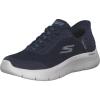 Skechers Women’s Go Walk Flex Hands Free Slip-Ins-Grand Entry Sneaker(Navy/White)