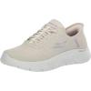 Skechers Women’s Go Walk Flex Hands Free Slip-Ins-Grand Entry Sneaker(Off-white)
