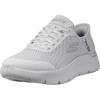 Skechers Women’s Go Walk Flex Hands Free Slip-Ins-Grand Entry Sneaker(White)