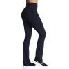Skechers Women’s Go Walk High Waisted Pant Joy – 4-Way Stretch, Moisture-Wicking, Layered Waistband(Black)