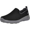 Skechers Women’s Go Walk Joy-Terrific Slip-On Sneakers(Black/Charcoal)