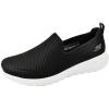 Skechers Women’s Go Walk Joy-Terrific Slip-On Sneakers(Black/Grey)
