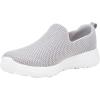 Skechers Women’s Go Walk Joy-Terrific Slip-On Sneakers(Light Grey)