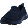 Skechers Women’s Go Walk Joy-Terrific Slip-On Sneakers(Navy/Silver)