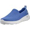 Skechers Women’s Go Walk Joy-Terrific Slip-On Sneakers(Periwinkle)