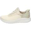 Skechers Women’s Hands Free Slip-ins Bobs Squad Chaos-in Color Sneaker(Off-white)