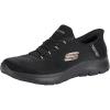 Skechers Women’s Hands Free Slip-ins Summits-Classy Night Sneaker(Black_gold)