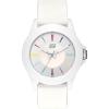 Skechers Women’s Rosencrans Mid Quartz Plastic and Silicone Casual Sports Watch(White Multi)