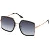 Skechers Women’s Se00051 Rectangular Sunglasses(Black)
