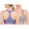 Skechers Women’s Seamless Racerback Sports Bra 2 Pack, Sostén Deportivo, Comfortable Flexible Movement , Fitness and Yoga(Ashes of Roses / Daybreak)