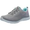 Skechers Women’s Sport Virtue Fashion Sneakers(Grey/Multi)
