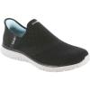 Skechers Women’s Virtue-Sleek Sneaker(Black/White=bkw)