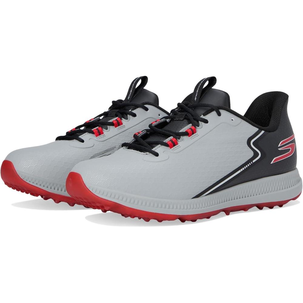 imageMens Elite 6 Slip in Arch Fit Spikeless Golf Shoe SneakerCharcoal