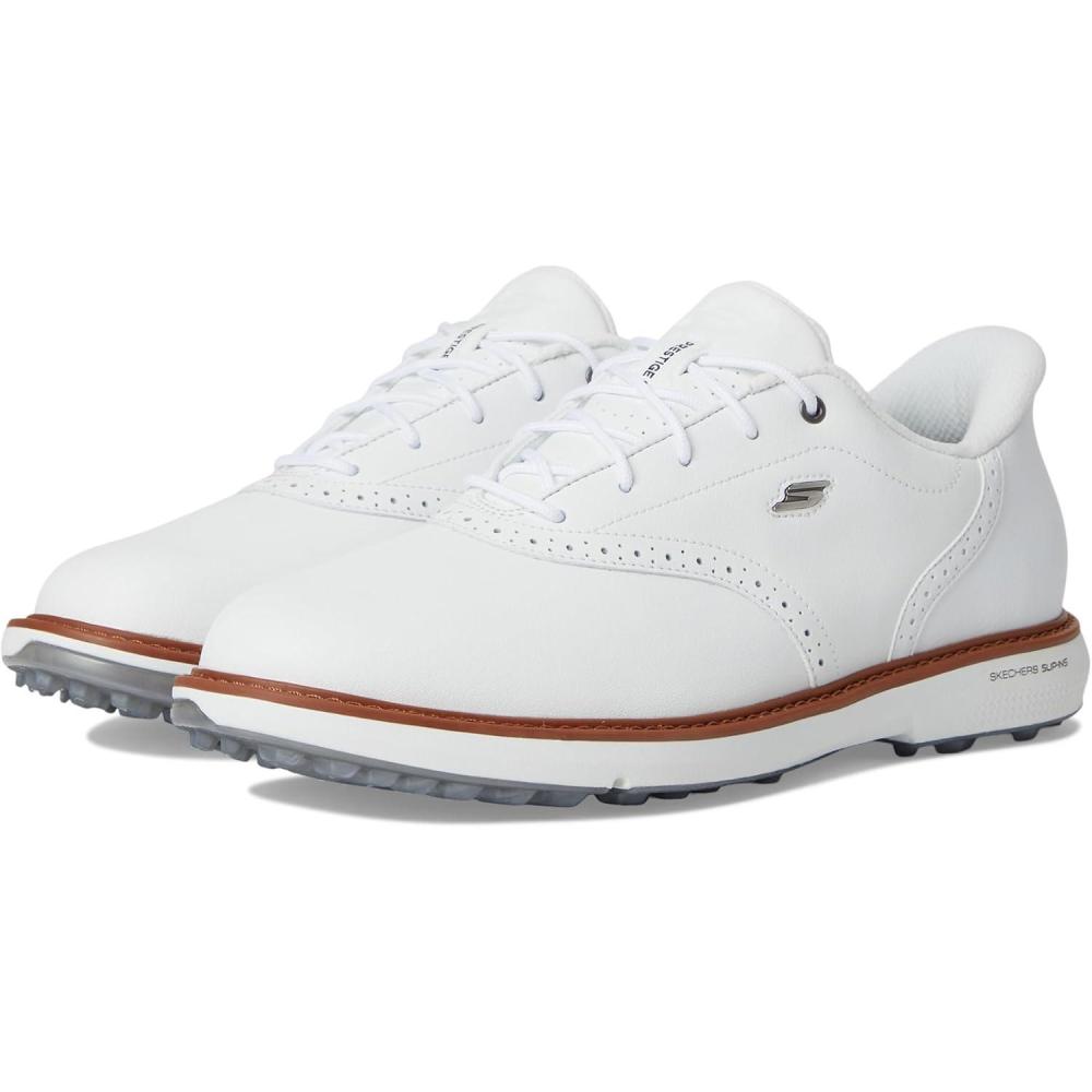 imageMens Prestige Slipin Arch Fit Golf Shoe SneakerWhite Spikeless