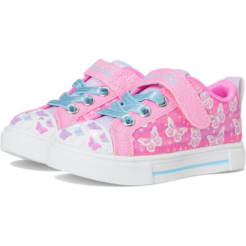 imageSKECHERS Girls Twinkle SparksOmbre Flutter SneakerHot PinkMulti
