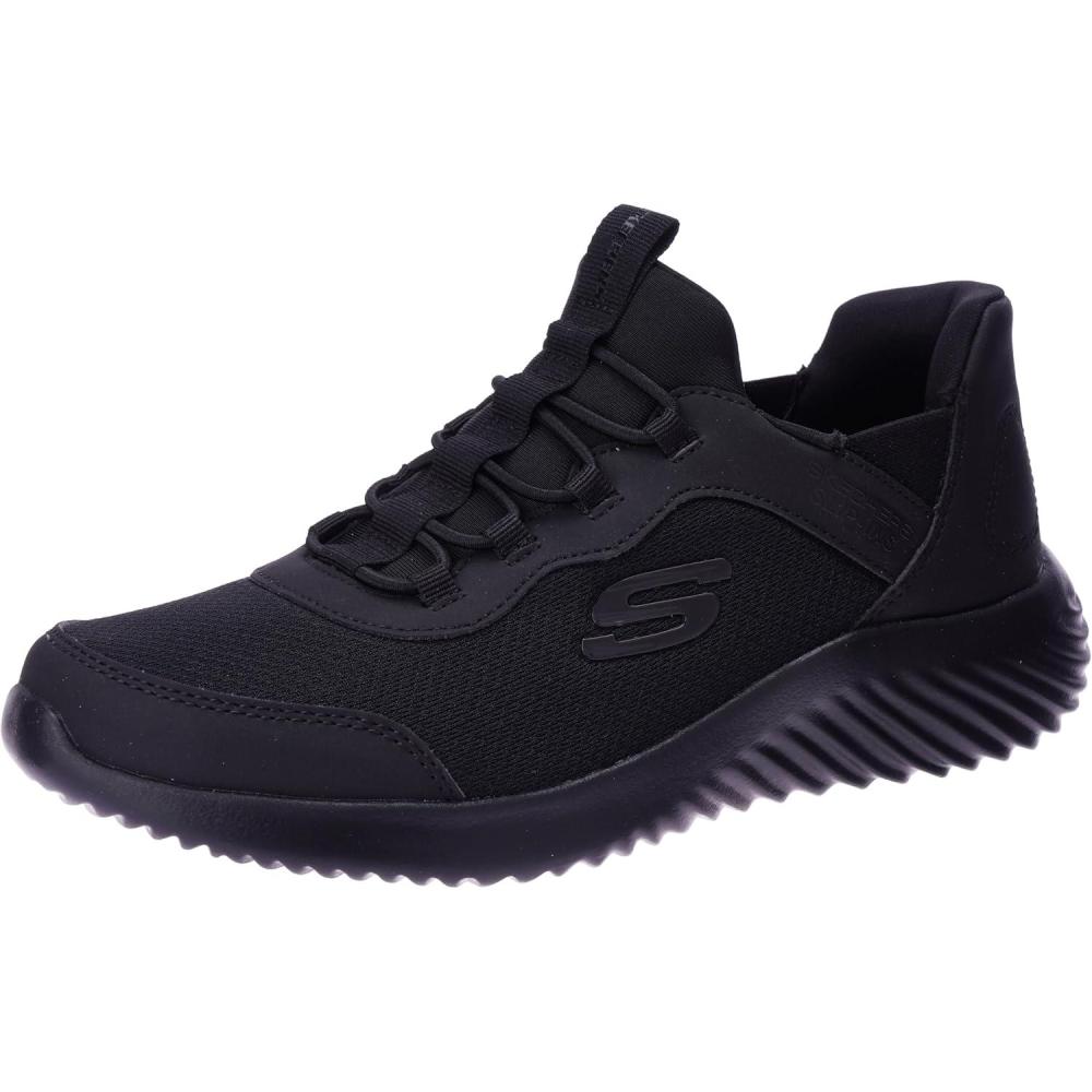 imageSkechers Boys BounderBriskBurst SneakerBlackBlack