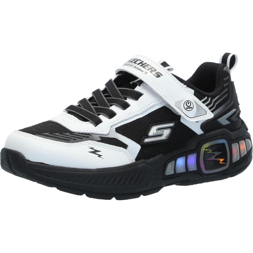 imageSkechers Boys Light Storm 3 SneakerWhiteBlack