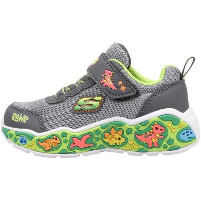 imageSkechers Boys Play Scene SneakerCharcoalLime