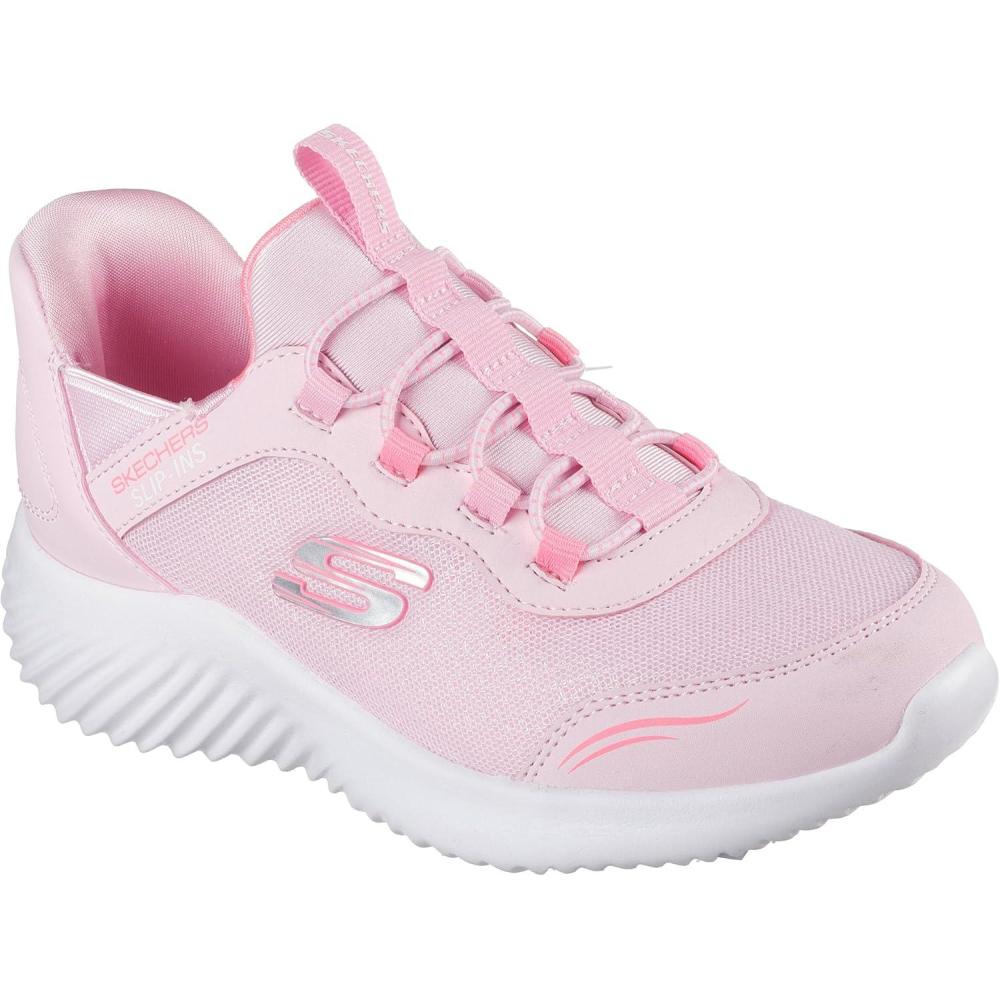 imageSkechers Girls BounderSimple Cute SneakerLight Pink