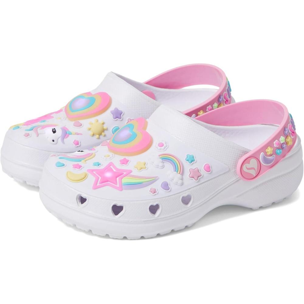 imageSkechers Girls Heart CharmerGirly Land ClogWhiteMulti