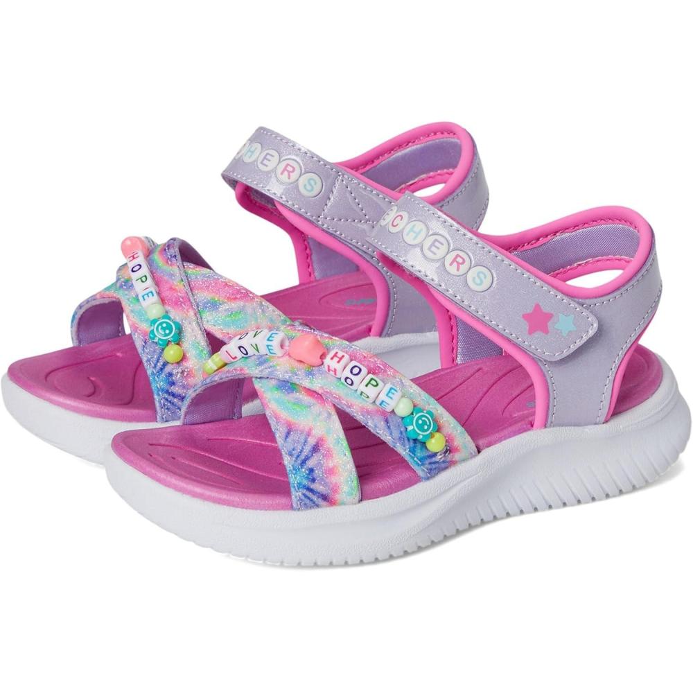 imageSkechers Girls Jumpsters Sandaltie Dye BFFsLavenderMulti