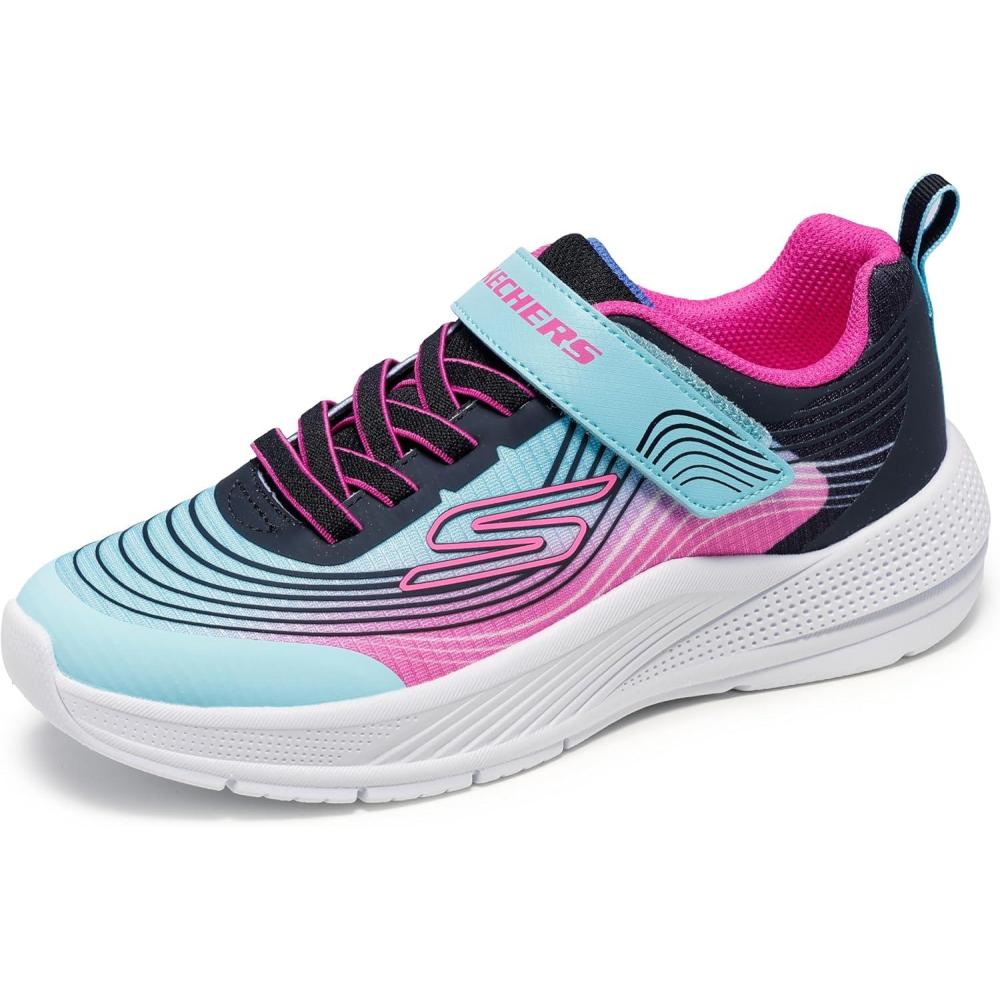 imageSkechers Girls Microspec Advance SneakerAquaPurple