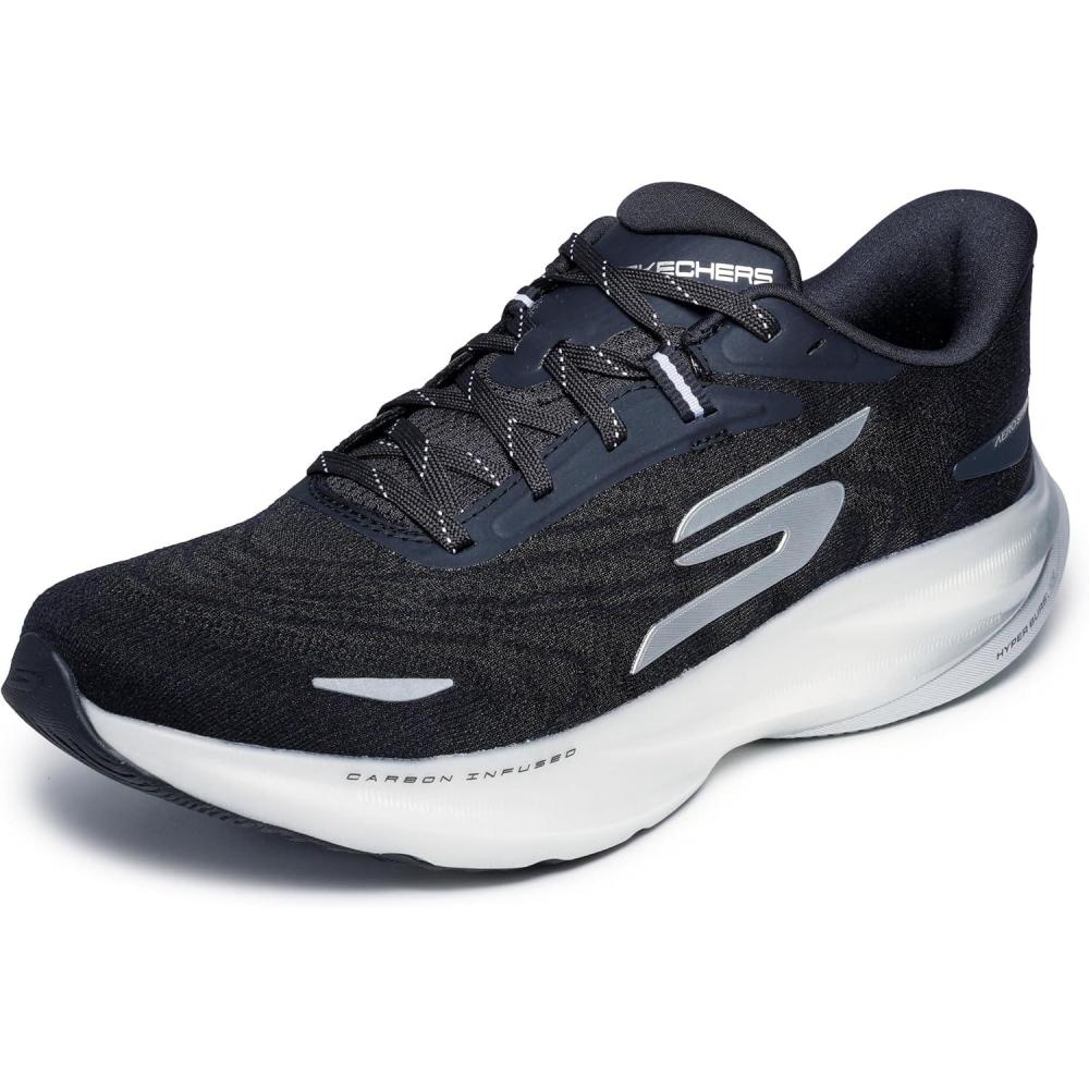 imageSkechers Mens Aero Spark SneakerBlackWhite