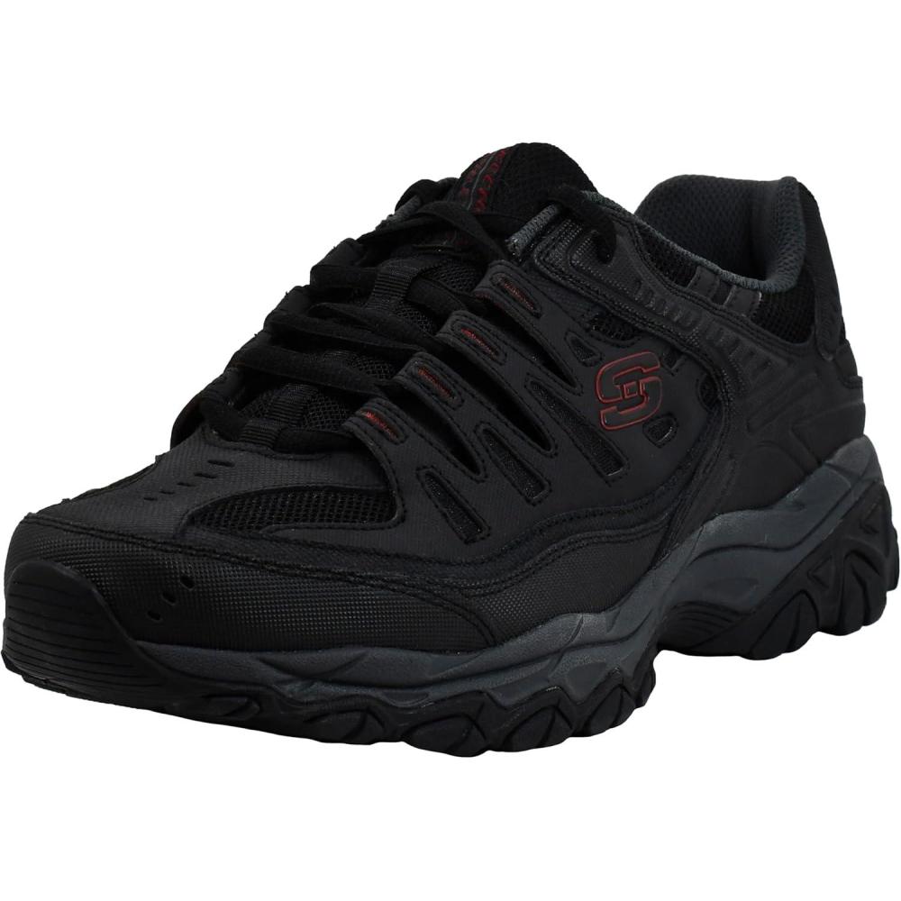 imageSkechers Mens Afterburn M Fit Fashion SneakersBlack