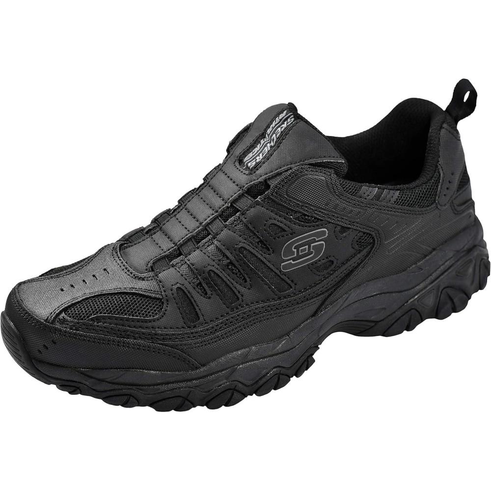 imageSkechers Mens Afterburn M Fit Wonted SlipOn LoafersBlackBlack