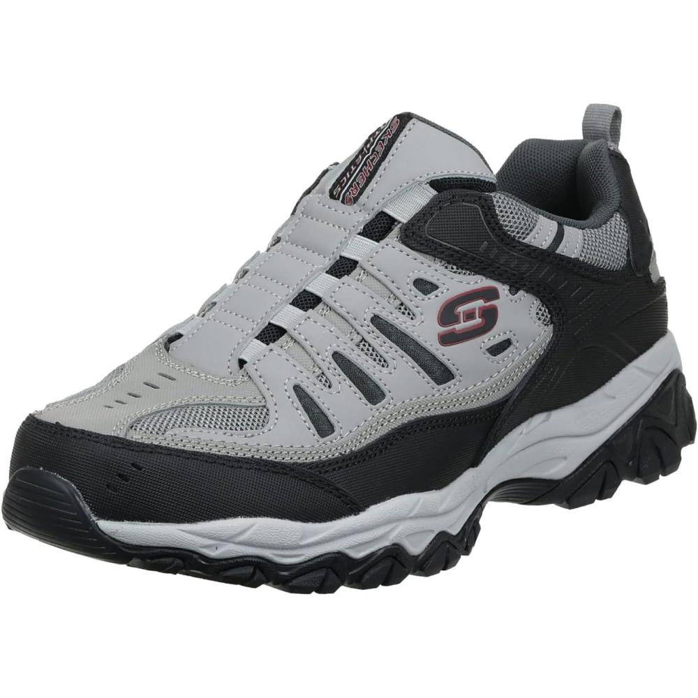 imageSkechers Mens Afterburn M Fit Wonted SlipOn LoafersGrayBlack