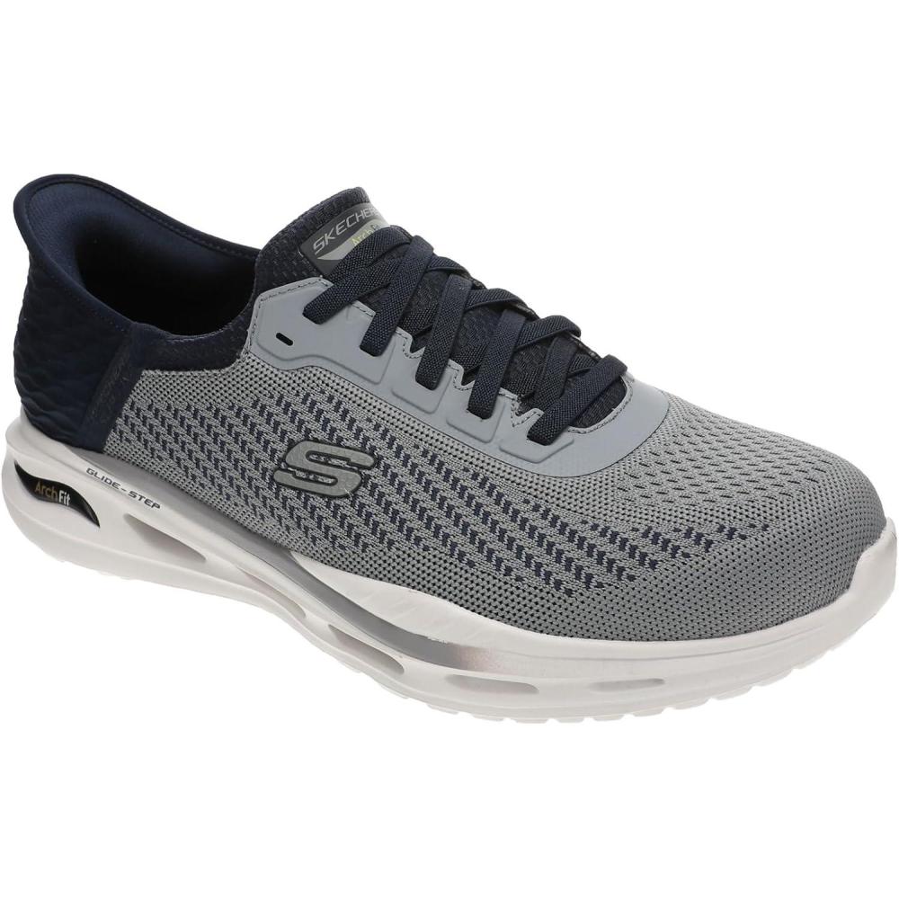 imageSkechers Mens Arch Fit OrvanDrex SneakerGreyNavy