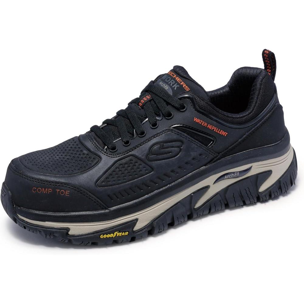 imageSkechers Mens Arch Fit Road Walker Comp ToeBlack