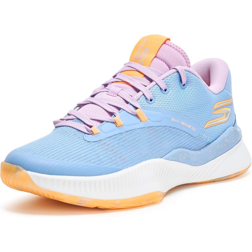imageSkechers Mens Basketball Skx Nexus SneakerLight BlueMulti