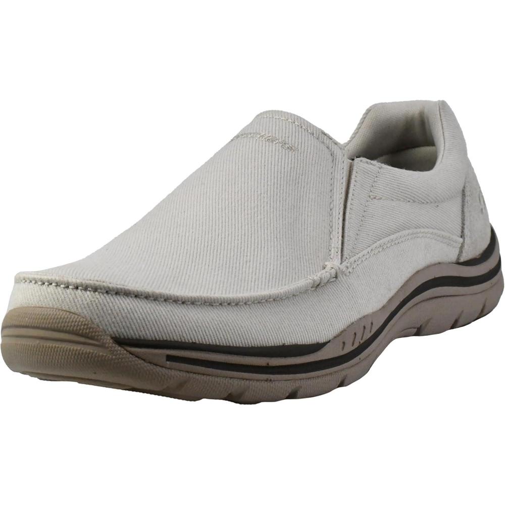 imageSkechers Mens Expected Avillo RelaxedFit SlipOn LoaferNatural