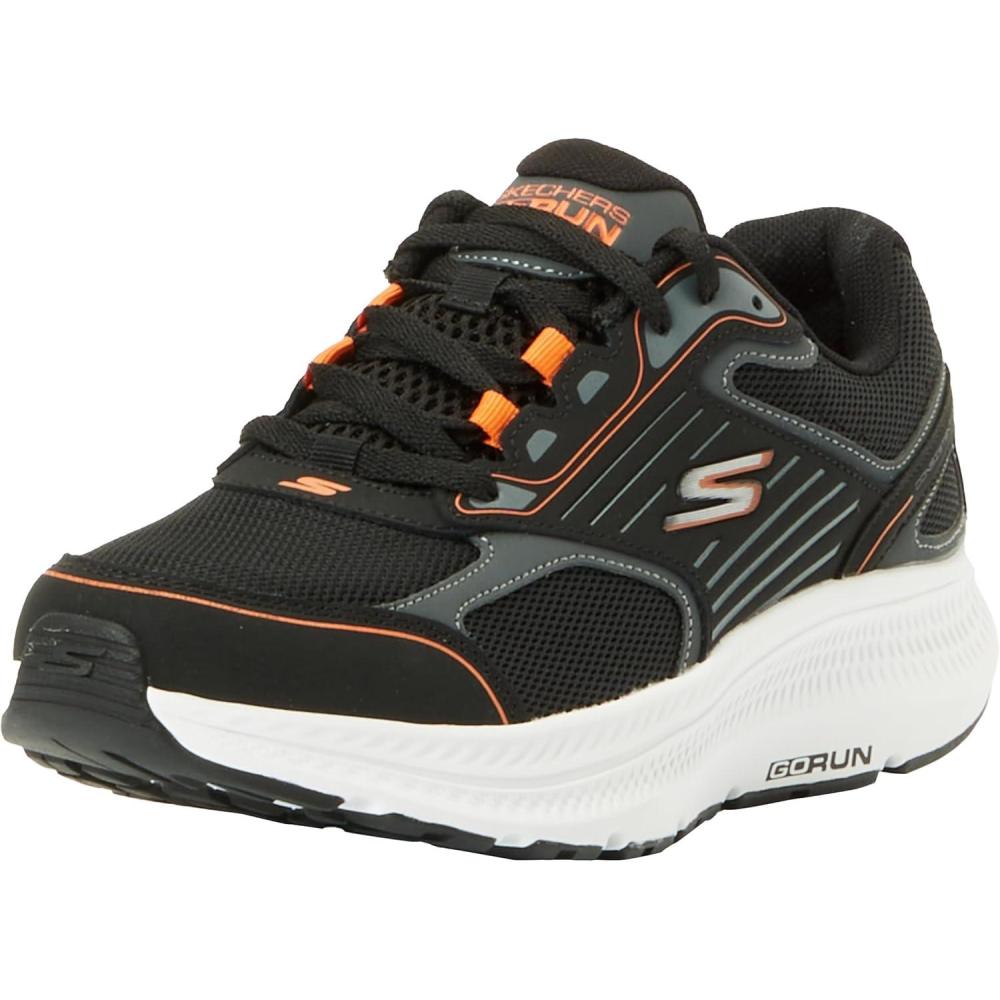 imageSkechers Mens Go Run Consistent 20 SneakerBlackOrange