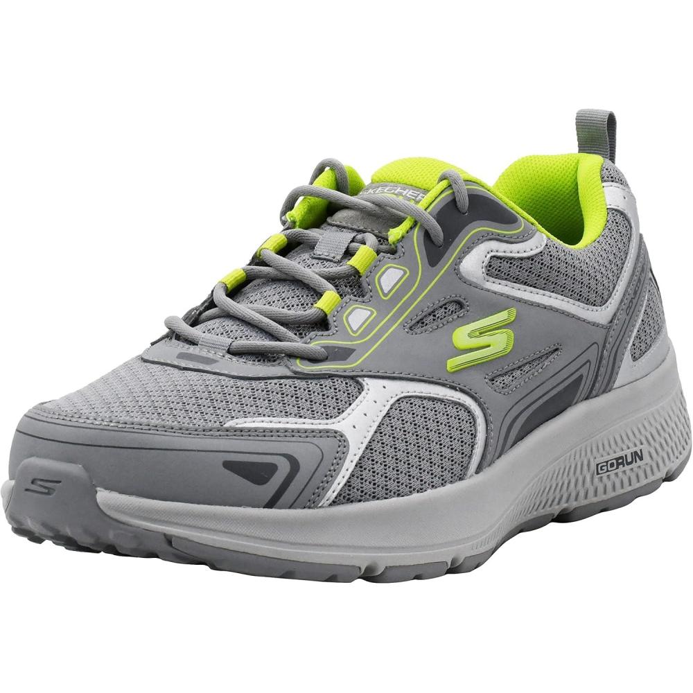imageSkechers Mens Go Run Consistent Air Cooled Foam Athletic SneakersGrey