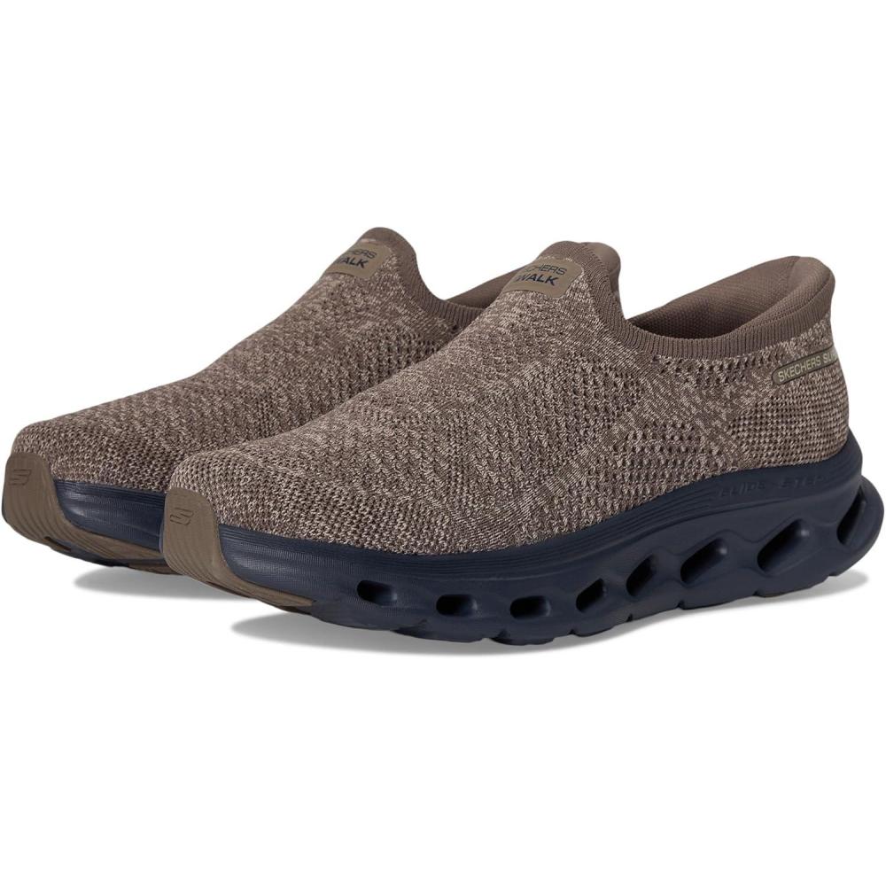 imageSkechers Mens Go Walk Glide Step 20 Caleb Hands Free Slipins SneakerBrown