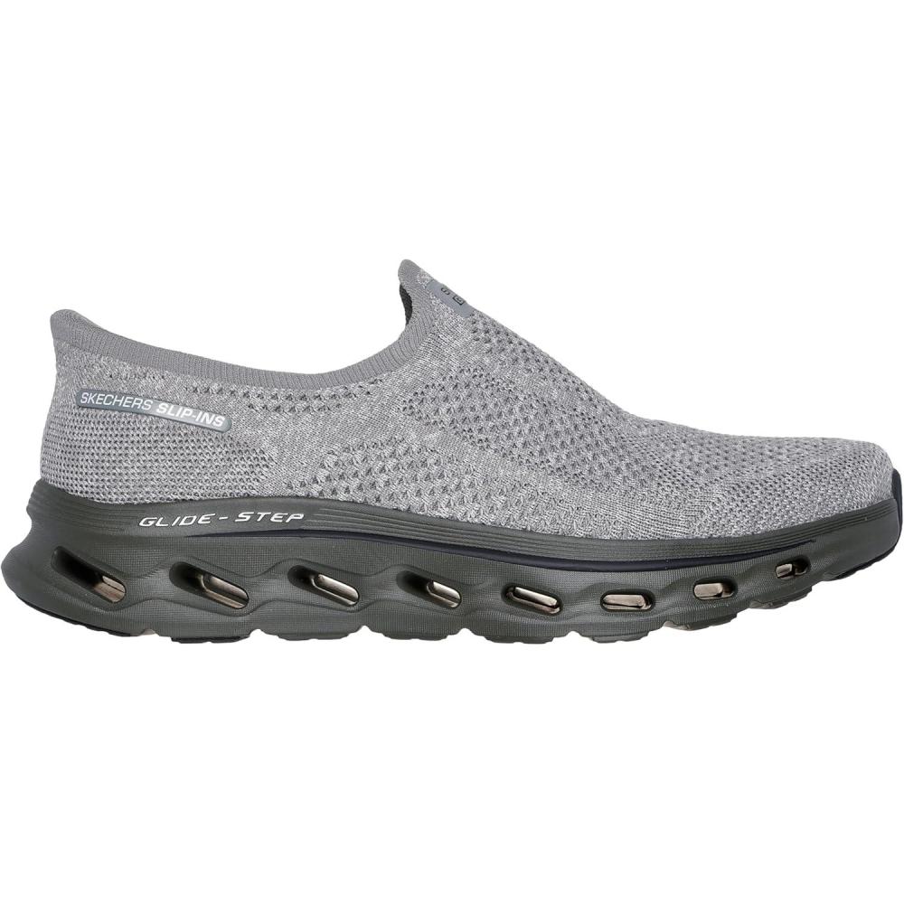 imageSkechers Mens Go Walk Glide Step 20 Caleb Hands Free Slipins SneakerGrey