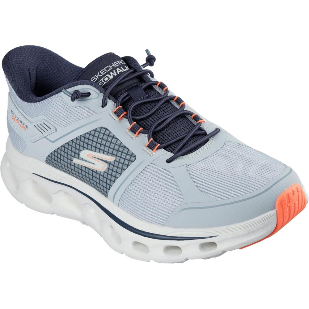 imageSkechers Mens Go Walk Glide Step 20 Zalor Hands Free Slipins SneakerSlate