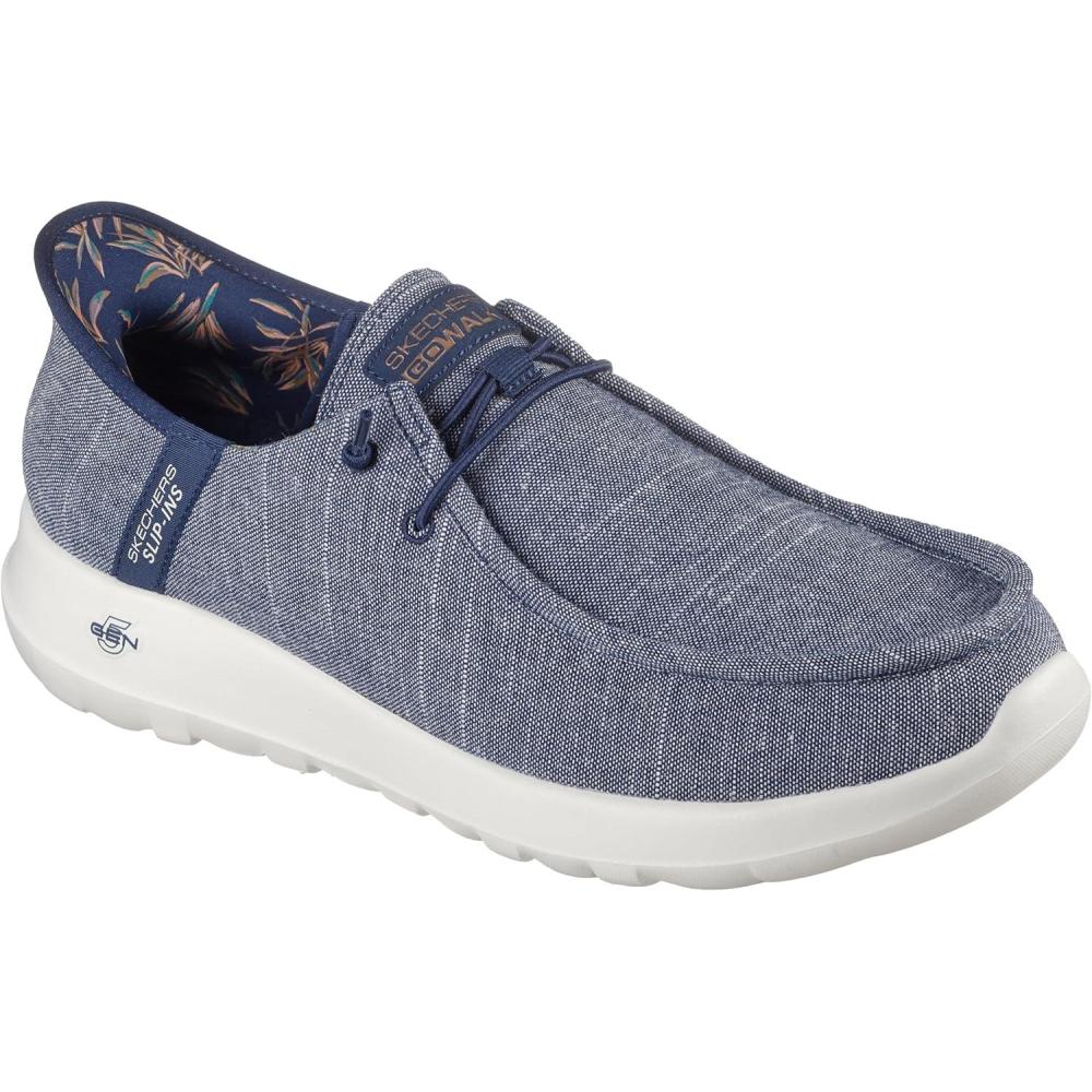 imageSkechers Mens Go Walk Max with Ease Hands Free Slipins SneakerNavy